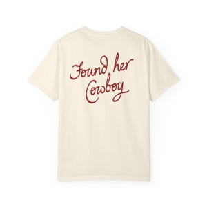 Found Her Cowboy Tshirt, Cowgirl Bride Tee, Western Wedding Shirt, Country Bridal Top, Bachelorette image 7
