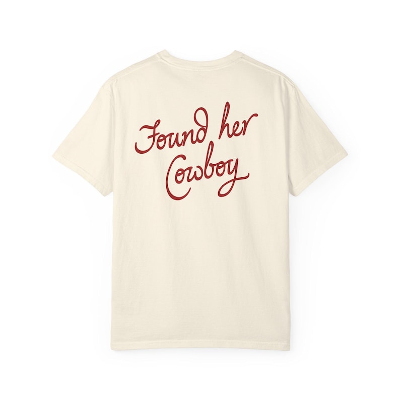 Found Her Cowboy Tshirt, Cowgirl Bride Tee, Western Wedding Shirt, Country Bridal Top, Bachelorette image 7