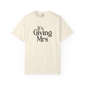 Its Giving Mrs Shirt, Future Mrs Shirt, Bride To Be Outfit, Engagement Party Gift, Wedding Weekend image 6