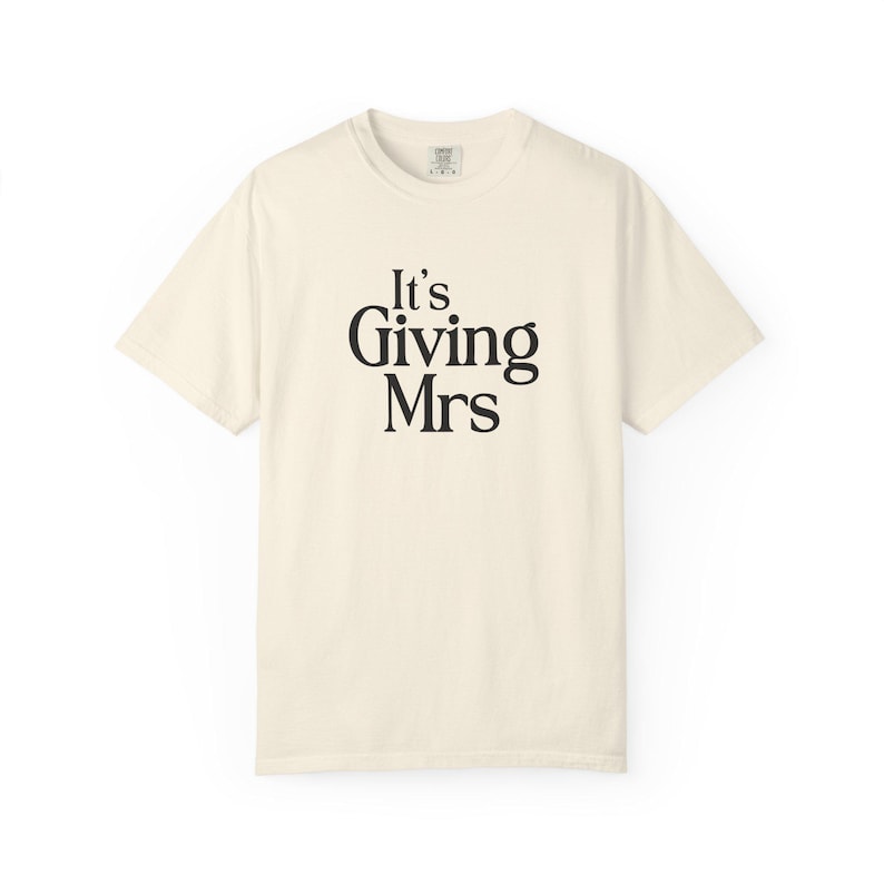Its Giving Mrs Shirt, Future Mrs Shirt, Bride To Be Outfit, Engagement Party Gift, Wedding Weekend image 6