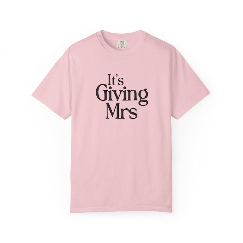 Its Giving Mrs Shirt, Future Mrs Shirt, Bride To Be Outfit, Engagement Party Gift, Wedding Weekend image 7