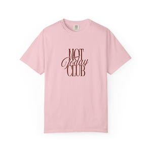 Not Today Club tshirt, Funny Introvert Tee, Anti Social Shirt, Minimal Graphic Tshirt, Oversized Casual Tee, Trendy Gift image 6