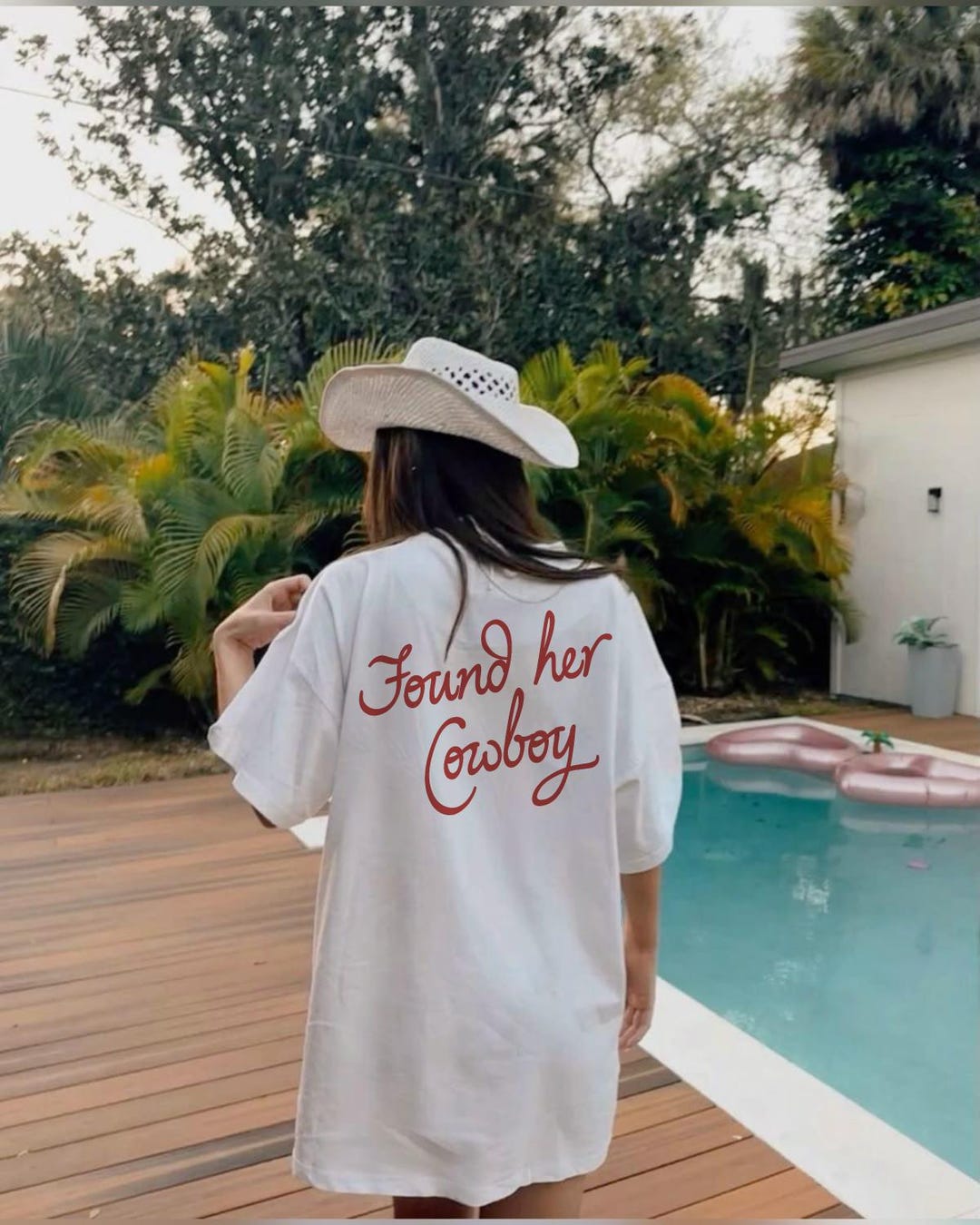 Found Her Cowboy Tshirt, Cowgirl Bride Tee, Western Wedding Shirt, Country Bridal Top, Bac