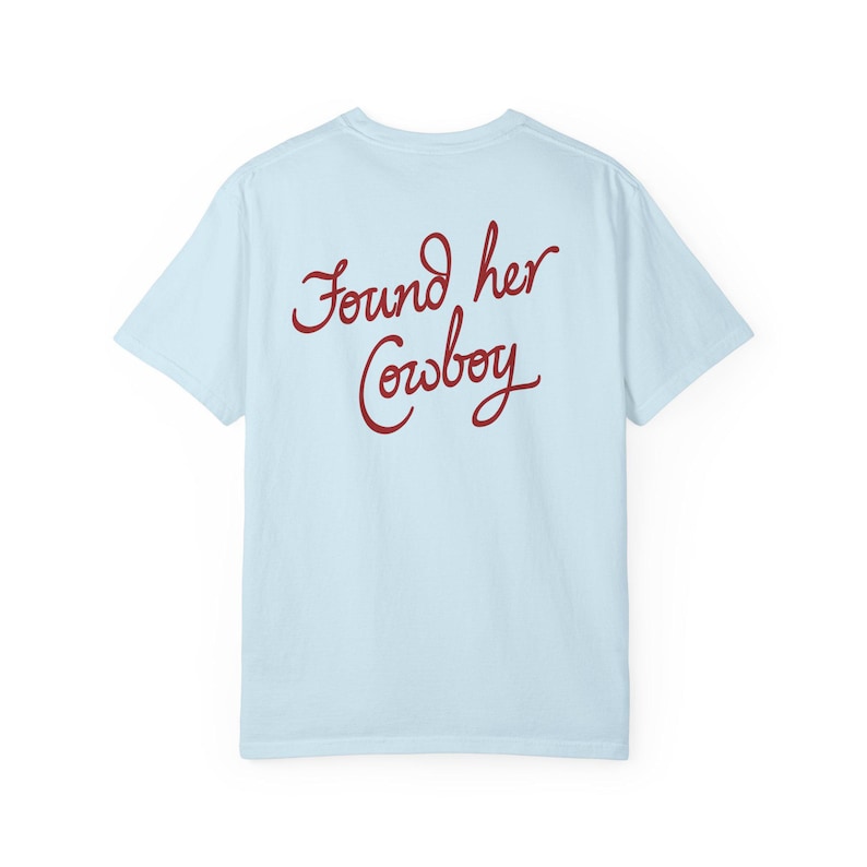 Found Her Cowboy Tshirt, Cowgirl Bride Tee, Western Wedding Shirt, Country Bridal Top, Bachelorette image 8