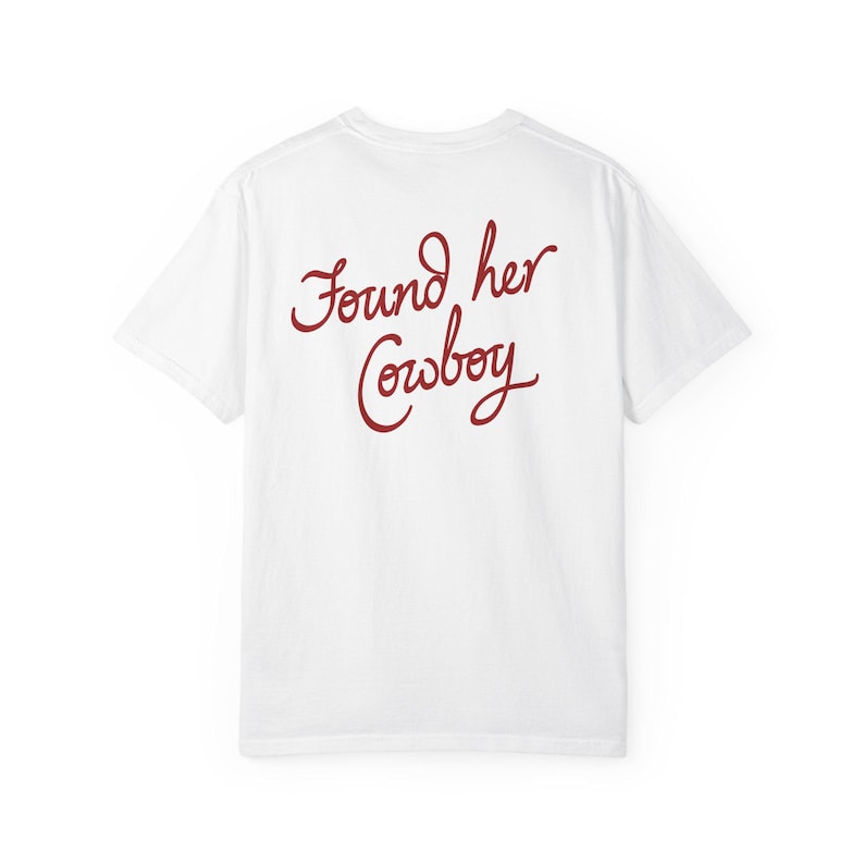 Found Her Cowboy Tshirt, Cowgirl Bride Tee, Western Wedding Shirt, Country Bridal Top, Bachelorette image 6