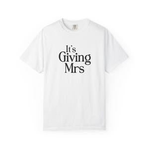 Its Giving Mrs Shirt, Future Mrs Shirt, Bride To Be Outfit, Engagement Party Gift, Wedding Weekend image 5
