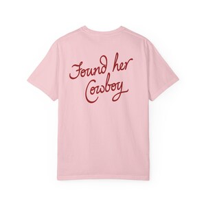 Found Her Cowboy Tshirt, Cowgirl Bride Tee, Western Wedding Shirt, Country Bridal Top, Bachelorette image 9