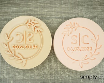 Custom Initial Cookie Cutter, Personalised Cookie Embosser, Fondant Stamp, Bakers Gonna Bake