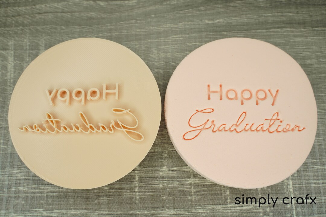 Happy Graduation Cookie Cutter | Fondant Cutter Stamp | Wedding Theme ...