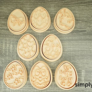 Easter egg cookie cutters | fondant cutters | Easter theme
