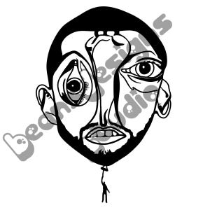 Mac Miller Ballonerismus inspiriert PNG + SVG