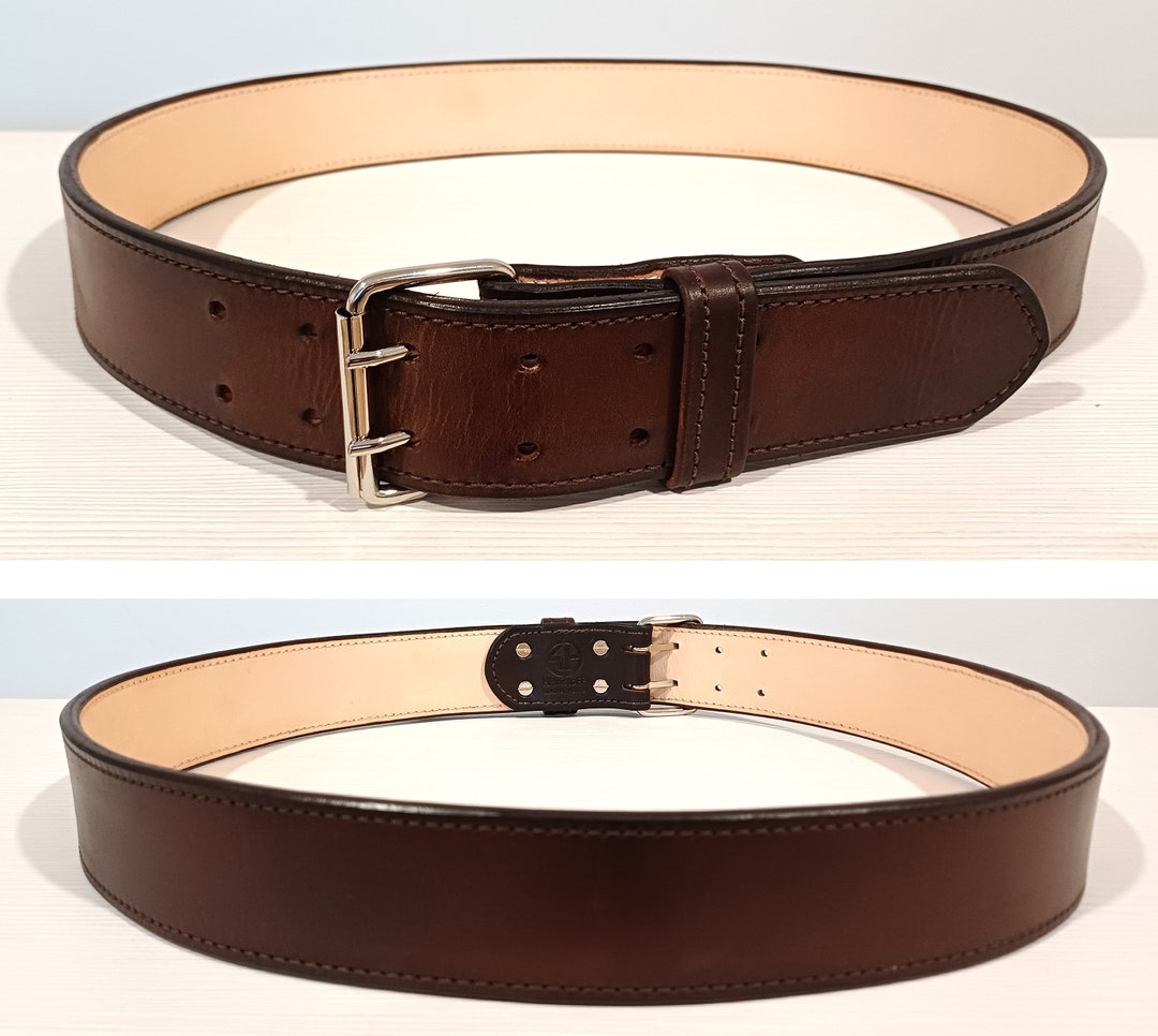 Leather Gun Belt 2 Inch Width made to Order Etsy