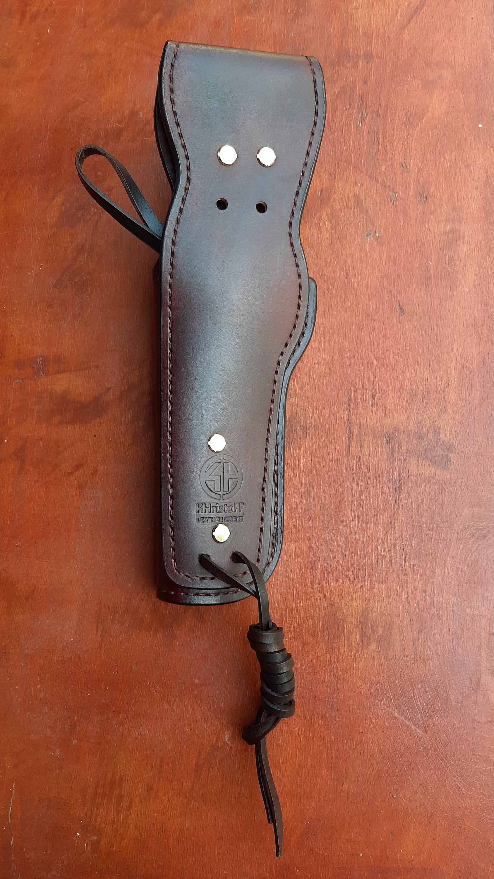 leather holster for single action revolvers Colt SAA clones, custom barrel Fast Draw  (Made to order)