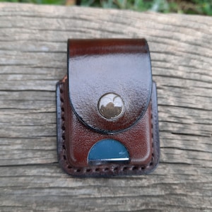 Élégance rustique étui en cuir (pochette) pour briquet ZIPPO taille classique (fabriqué sur commande)