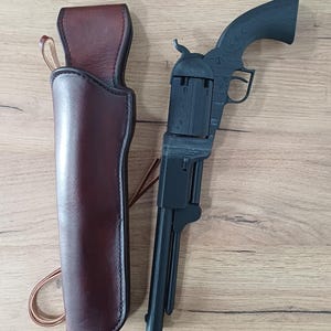 leather holster for single action revolvers Colt 1847 Walker, custom style (Made to order)