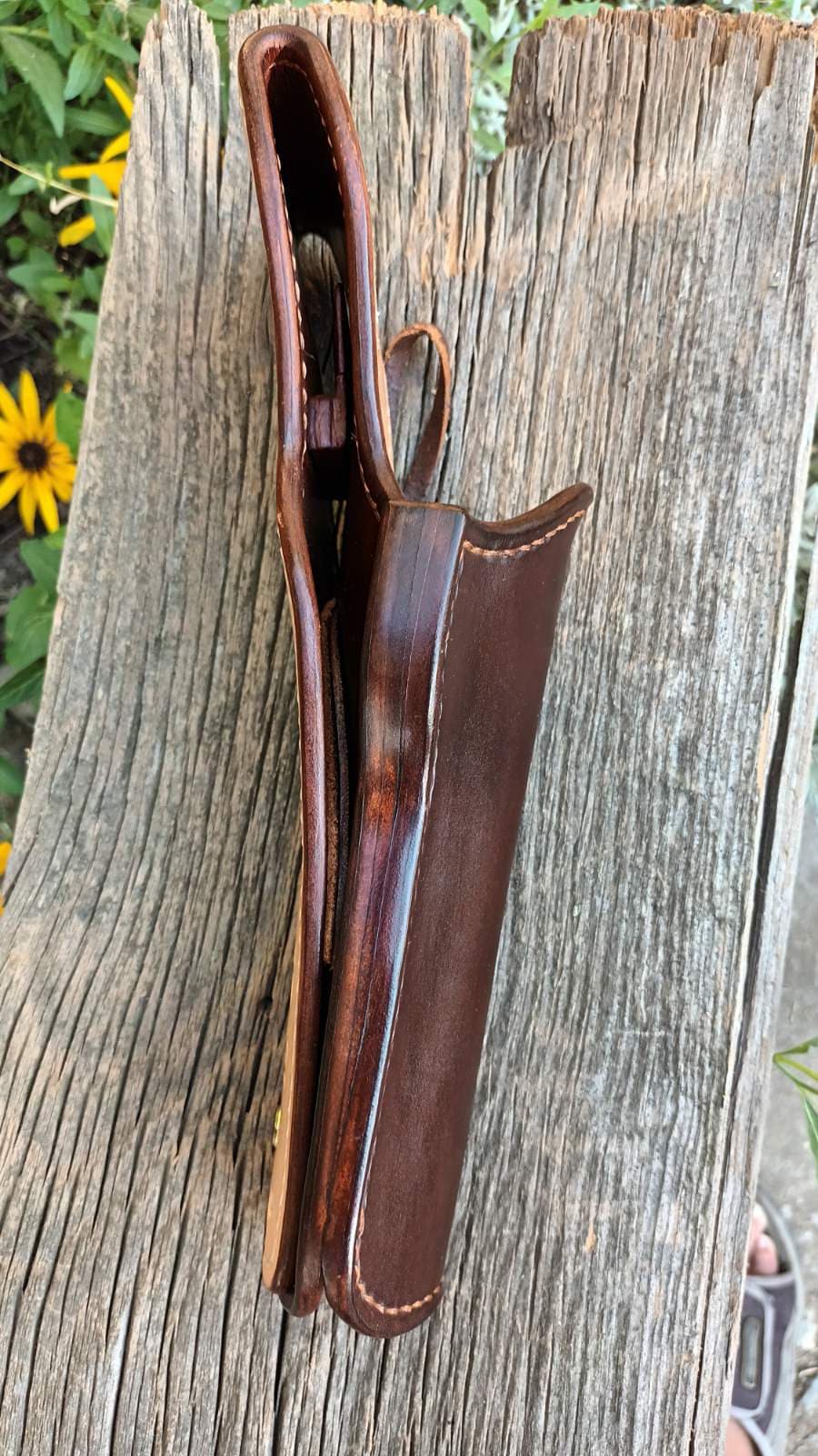 leather holster for single action revolvers Colt SAA clones, custom barrel Fast Draw  (Made to order)