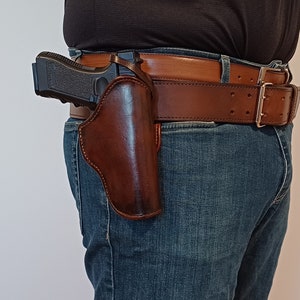 Leather Holster for GLOCK 17,19,43 (Made to order)