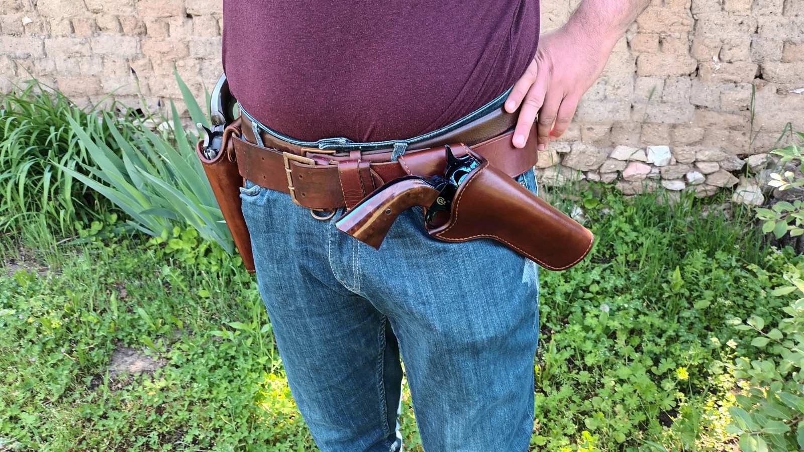 Cowboy cross cheap draw holster
