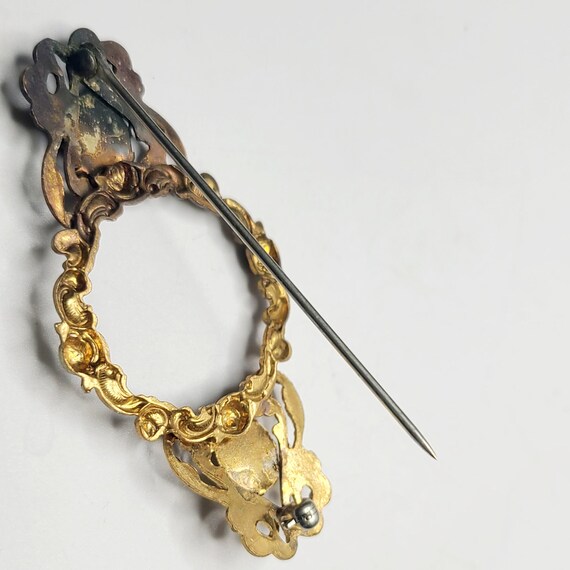 Unsigned Custom piece Miriam Haskell Filigree Bro… - image 5