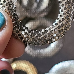 30mm Perforated Disc Porforated Metal Connector Beading Disc