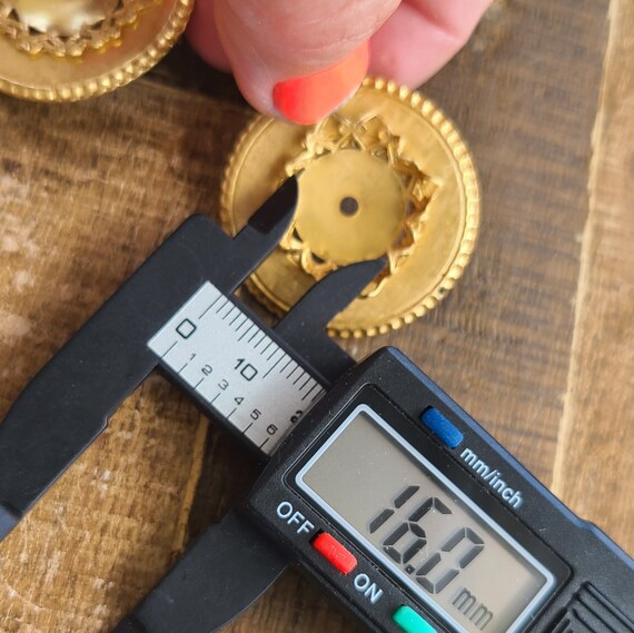 Some Work Required, Miriam Haskell Pair of Gold P… - image 5