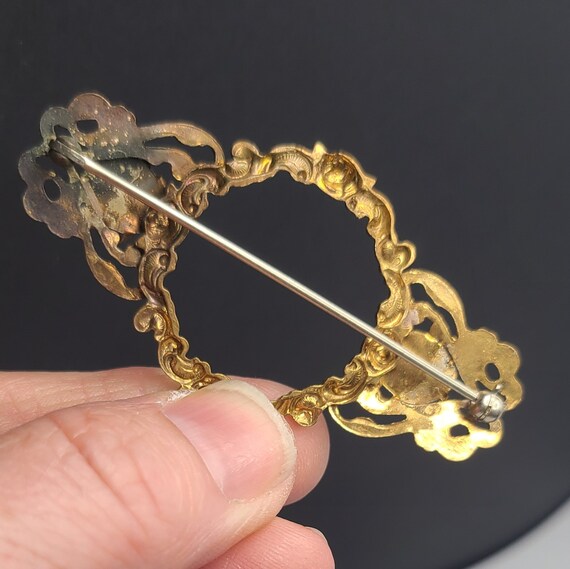 Unsigned Custom piece Miriam Haskell Filigree Bro… - image 10