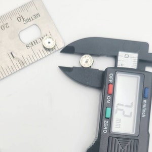 20 Vintage Swarovski Rhinestone Rondelles ~ silvertone rhondelle ~ Black Diamond 5mm, 7mm VF130 7mm