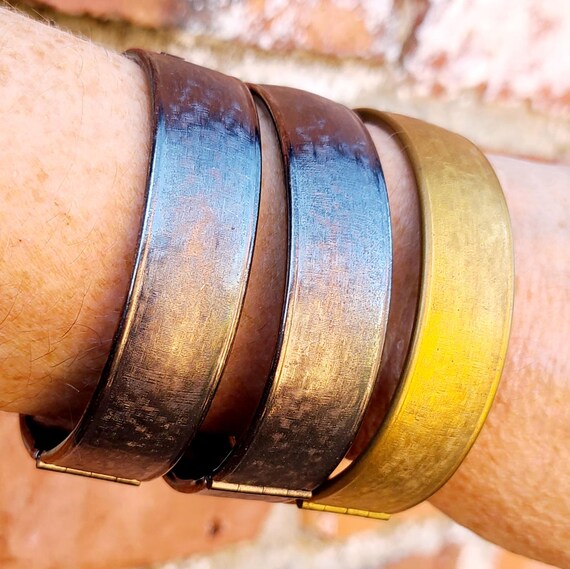 Unsigned Miriam Haskell Hinged Bangle Bracelet ~ … - image 2