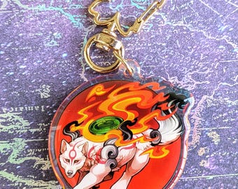 Okami keychain