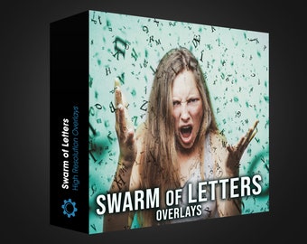 Overlays Using Letters Scrambled Letters Overlays | Etsy