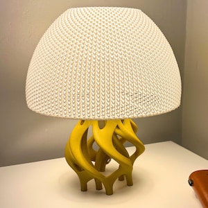 Modern Mushroom Table Lamp: Nordic Bedside Light, Sugarcane Material