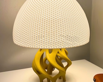 Modern Mushroom Table Lamp: Nordic Bedside Light, Sugarcane Material