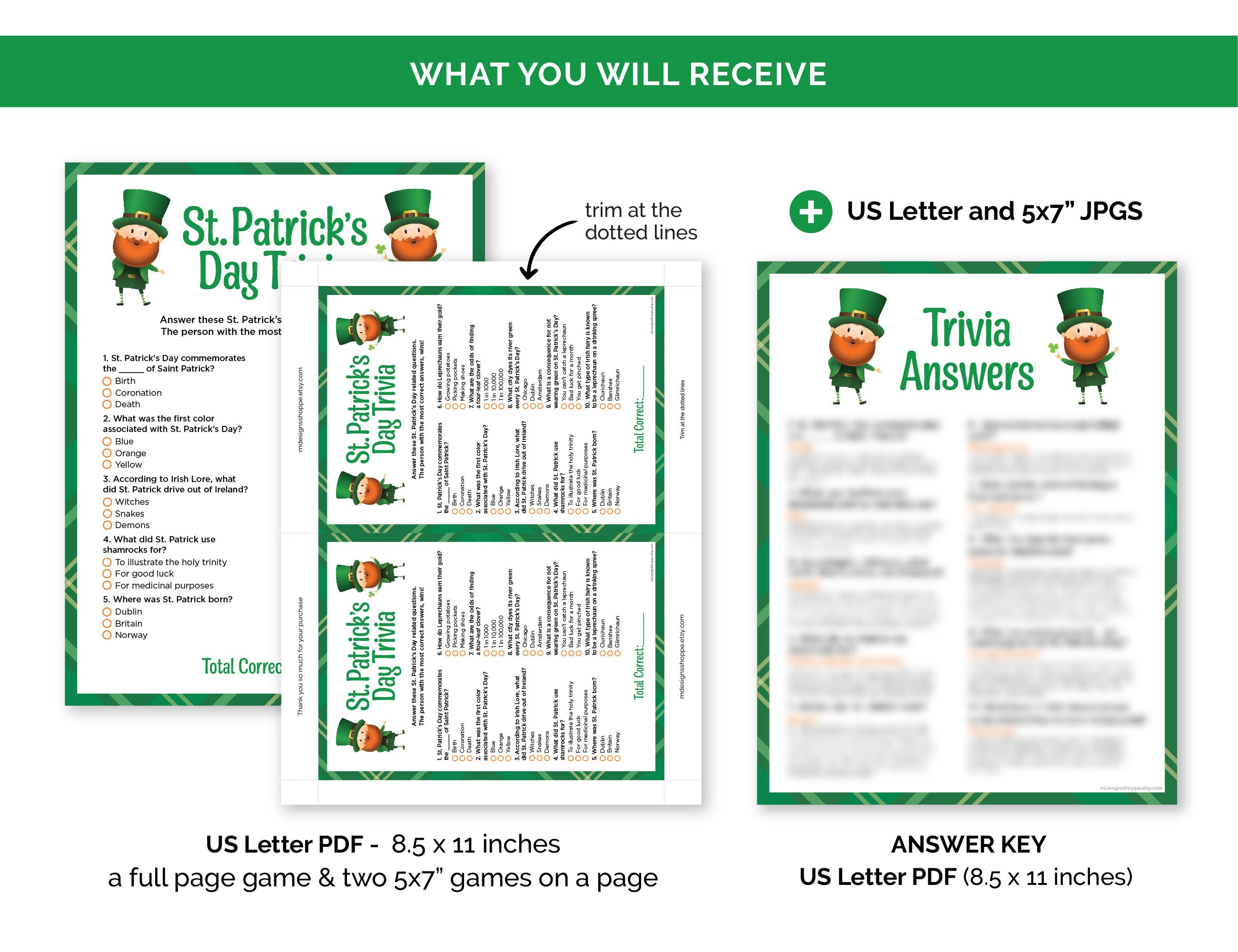 st paddys day quiz questions