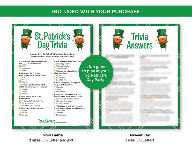 st paddys day quiz questions
