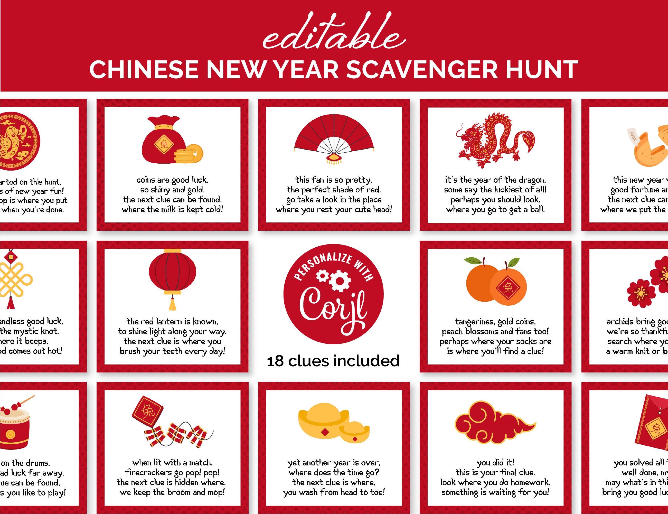 chinese new year treasure hunt 2025