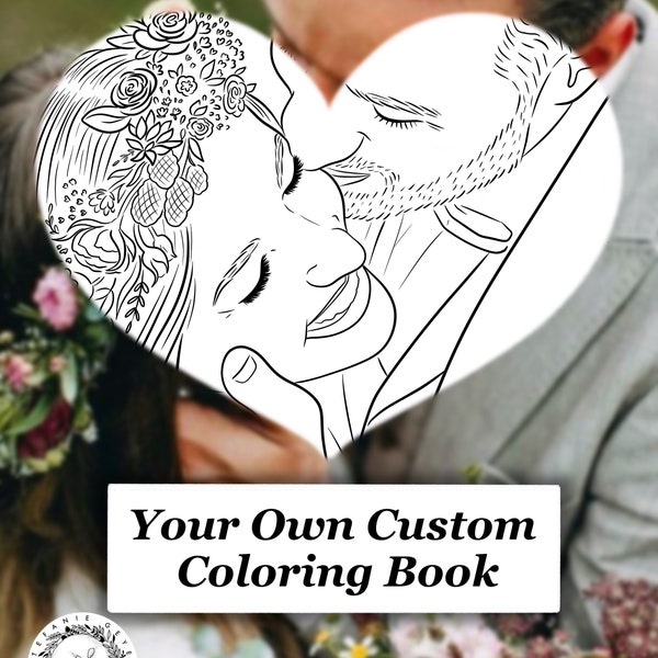 Custom Coloring Book Etsy UK
