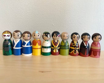 Air Master 4 Nations Peg Dolls