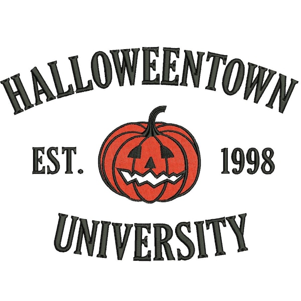 Halloween Town Embroidery Designs Etsy
