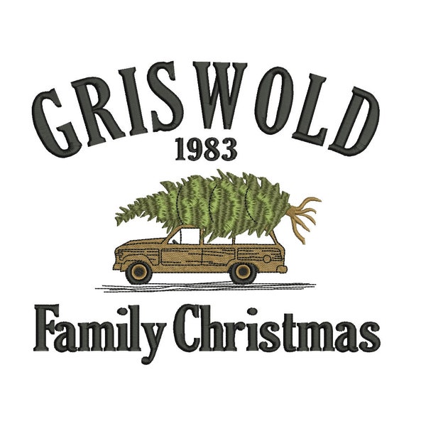 Diseño de bordado Griswold, Diseños de bordado de Navidad, Diseños de bordado de Navidad robados,