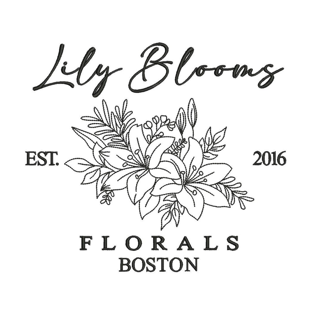 Lily Bloom Embroidery Design, It Ends With Us Embroidery, Florals Book