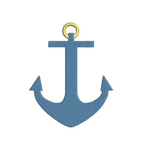 Anchor embroidery design. Mini boat Anchor outline Design, Neutical embroidery design, small sea Anchor pattern, Machine embroidery file