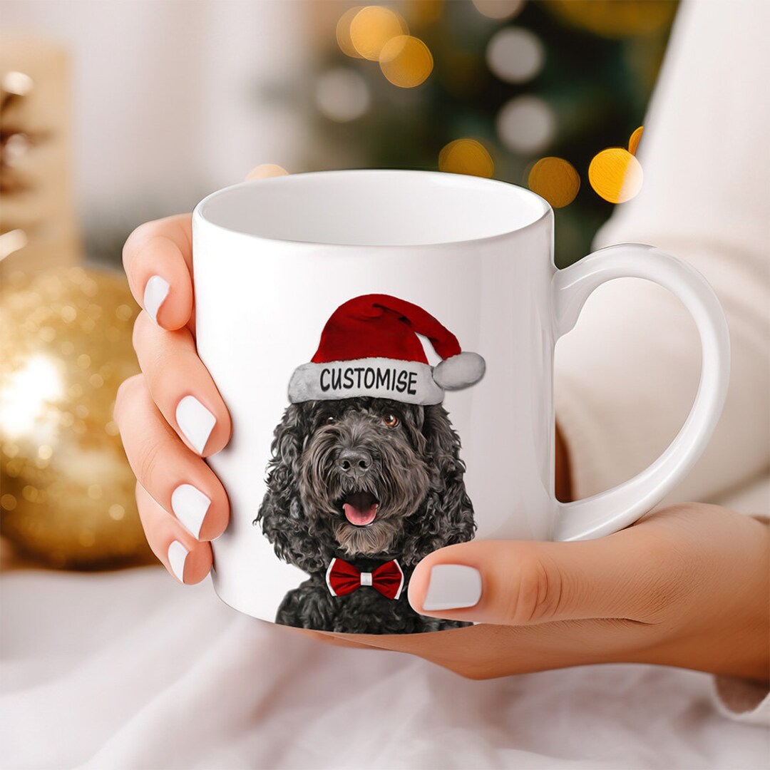 Set Cockapoo Mugs Personalised Black Cockapoo Mug Cockerpoo Lover Mug for Cockapoo Owner ...