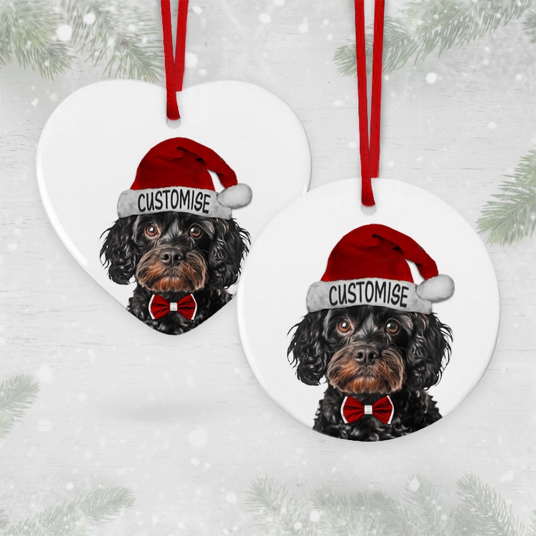 Personalised Cavapoo Christmas Decoration Christmas Hanging Ornament ...