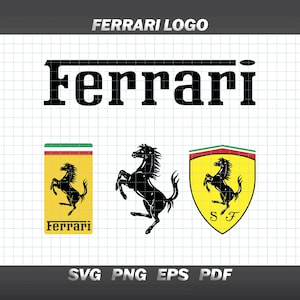 Vector Car Logos - High-Resolution Line-Art (.png, .svg, .pdf, .eps) - Digital Download