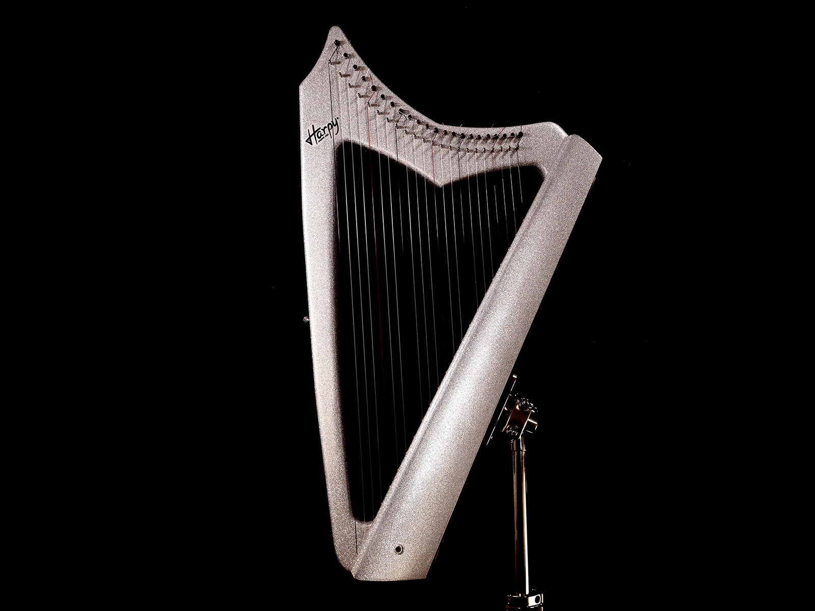 22 String Iris Harpy - Electric-acoustic Harp - Silver - Etsy