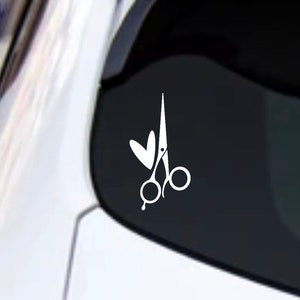 Hair Stylist Salon Cosmetology cosmetologist Decal Car Truck Laptop Tumbler Cooler