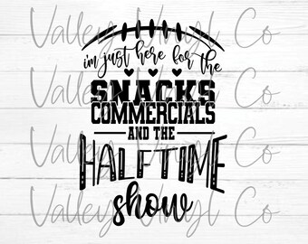 Football Commercials SVG | Commercials and Snacks SVG | Funny Shirt SVG