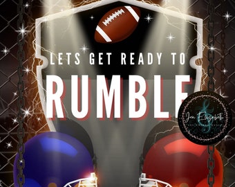 Superbowl/Football Party Invitation Template, Superbowl Event, High School Football, College Football, Football Birthday Invitation,editable