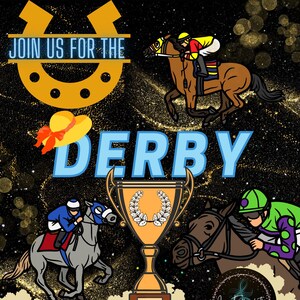 ダービー招待状テンプレート、ダービーの日、馬の招待状、馬のイベント、乗馬、競馬、馬をテーマにしたパーティー、ダービーパーティー、編集可能