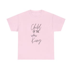 Child of the King Unisex Heavy Cotton Tee, Christian Kids shirt, Church shirt, Jesus shirt, Faith based shirt, Baptism shirt